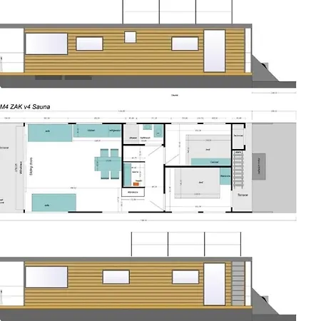 Botel Premium Houseboat Blue Lagoon Lubeck